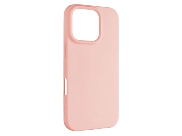 Fixed Story - Baksidedeksel for mobiltelefon - bløt gummi - rosa - for Apple iPhone 16 Pro