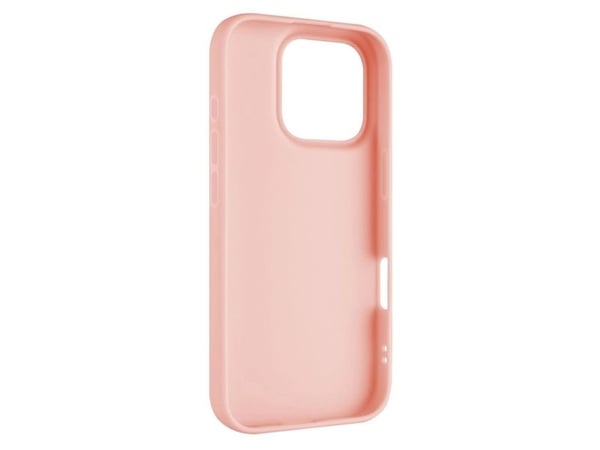Fixed Story - Baksidedeksel for mobiltelefon - bløt gummi - rosa - for Apple iPhone 16 Pro