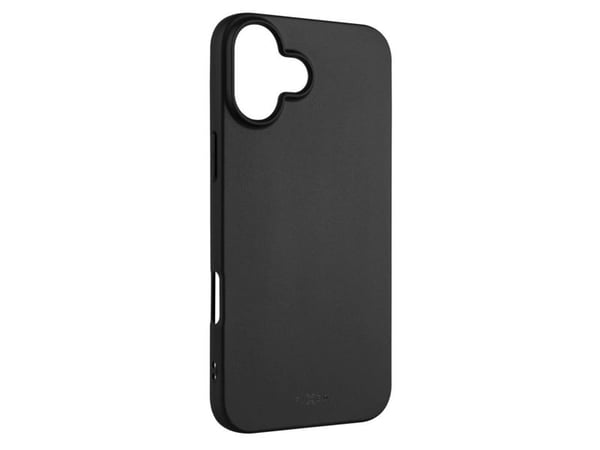 Fixed Story - Baksidesskydd för mobiltelefon - mjukt gummi - svart - för Apple iPhone 16 Plus