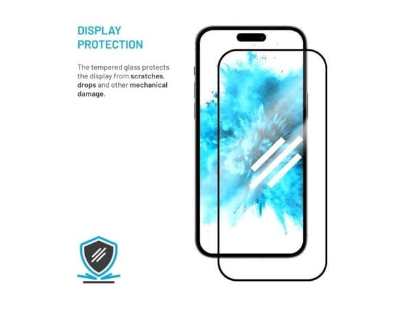 FIXED - Skjermbeskyttelse for mobiltelefon - full deksel - 2.5D - glass - rammefarge svart - for Samsung Galaxy S25 Ultra