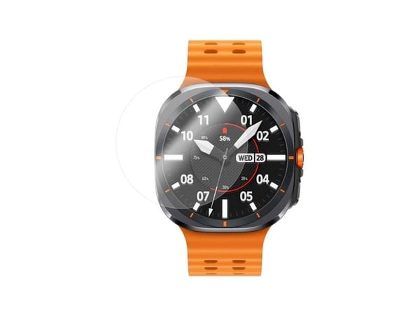 FIXED - Skjermbeskyttelse for smart armbåndsur - 47mm - 2.5D - glass - gjennomsiktig (en pakke 2) - for Samsung Galaxy Watch Ultra (47 mm)
