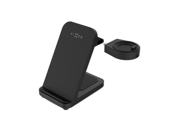 FIXED FIXPOS-GA-BK, Innendørs, USB, Trådløs lading, Svart
