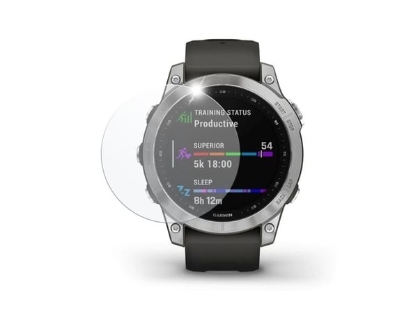 FIXED FIXGW-916, Klokkeskjermbeskytter, Garmin, - Garmin Fenix 7 - Garmin Epix Gen 2 - Garmin Forerunner 945, Herdet glass, 1 stykker