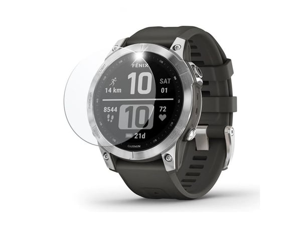 FIXED FIXGW-916, Klokkeskjermbeskytter, Garmin, - Garmin Fenix 7 - Garmin Epix Gen 2 - Garmin Forerunner 945, Herdet glass, 1 stykker