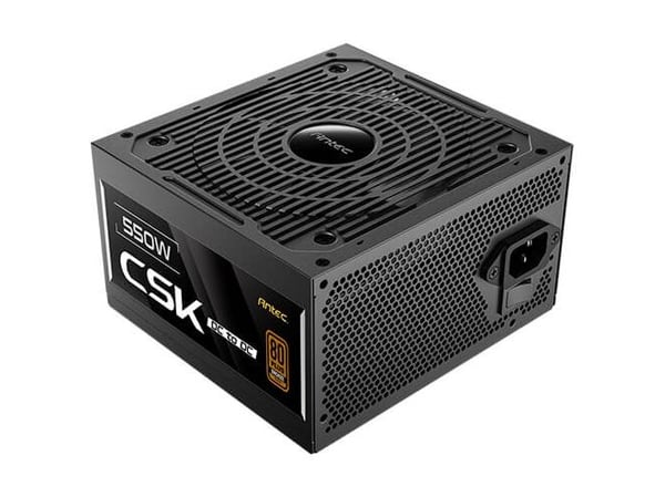 Antec CSK550DC - Strømforsyning (intern) - ATX12V 2.52/ EPS12V - 80 PLUS Bronze - AC 100-240 V - 550 watt - aktiv PFC - Europa