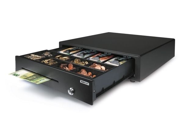 Safescan LD-4141, Elektronisk kontantskuff, stål, svart, DC, 24 V, 410 mm