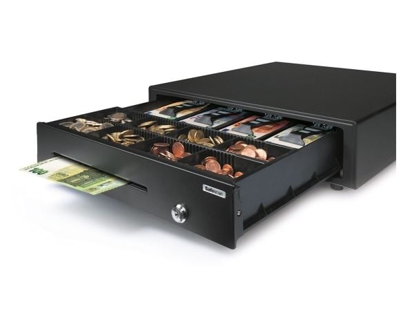 Safescan LD-4141, Elektronisk kontantskuff, stål, svart, DC, 24 V, 410 mm