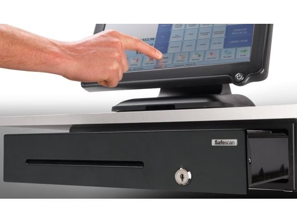 Safescan LD-4141, Elektronisk kontantskuff, stål, svart, DC, 24 V, 410 mm
