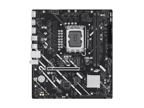 ASUS PRIME H810M-E-CSM - Hovedkort - micro ATX - LGA1851-sokkel - H810 Chipset - USB-C 3.2 Gen 1, USB 3.2 Gen 1 - Gigabit LAN - innbygd grafikk (CP...