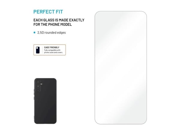 Fast skjermbeskytter | Samsung | Galaxy A36 5G/A56 5G | Herdet glass | Klar | 2,5D