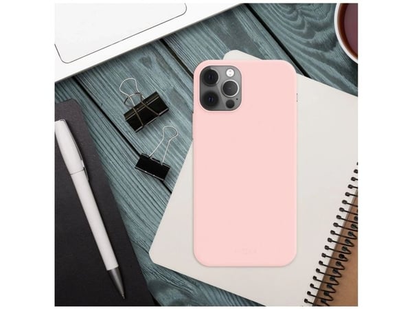 Etui med korrigert historie | Bakdeksel | Apple | iPhone 16e | Gummi | Rosa
