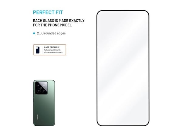 FAST skjermbeskytter i herdet glass med full deksel for Xiaomi 15 Black