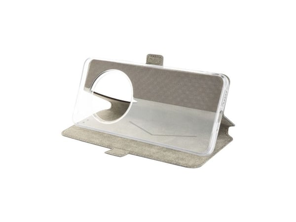 FIXED Topic - Lommebok for mobiltelefon - termoplast-polyuretan (TPU), polyuretanlær - svart - for Xiaomi Redmi 14C