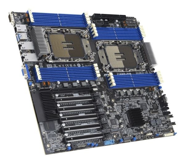ASUS Z13PE-D16 - Moderkort - utökad ATX - 2 x LGA4677 Socket-E - 2 CPU:n som stöds - Intel C741 Chipuppsättning - USB 3.2 Gen 1 - 2 x 10 Gigabit LA...