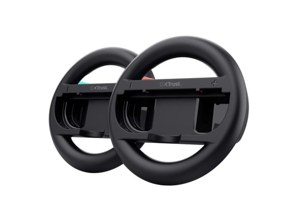 Trust GXT 1257, Nintendo Switch 2, Ralliratti, musta, 2 kpl, 145 mm, 145 mm