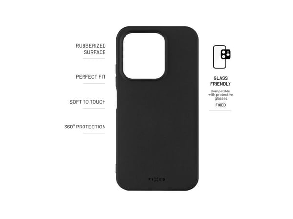 Fixed Story | Bakdeksel | Xiaomi | Redmi 15C 4G/5G | Gummi | Svart