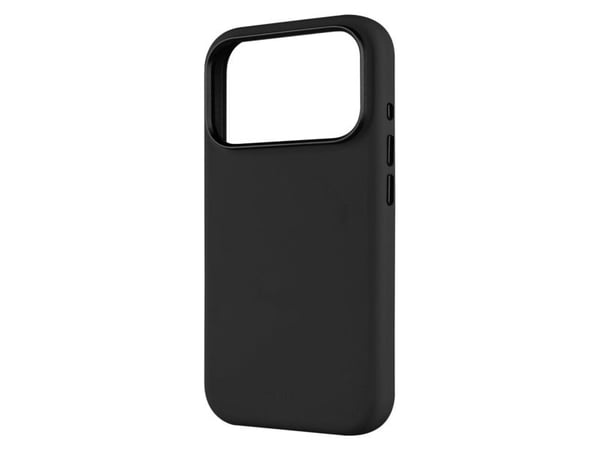 Fixed MagFlow - Baksidedeksel for mobiltelefon - MagSafe-samsvar - væskesilikon - svart - for Apple iPhone 17 Pro