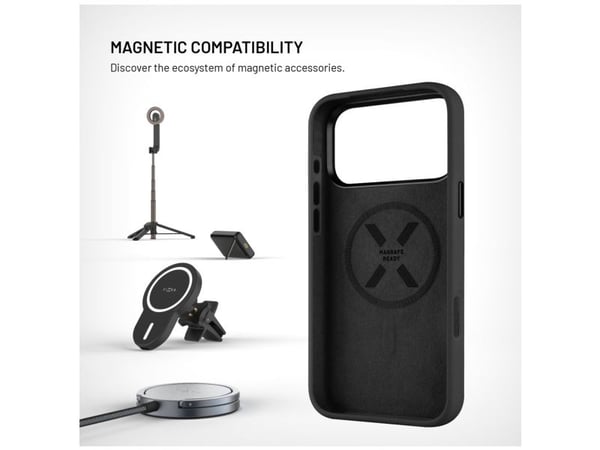 FIXED MagFlow, Suojus, Apple, iPhone 17 Pro Max, 17,5 cm (6.9"), musta