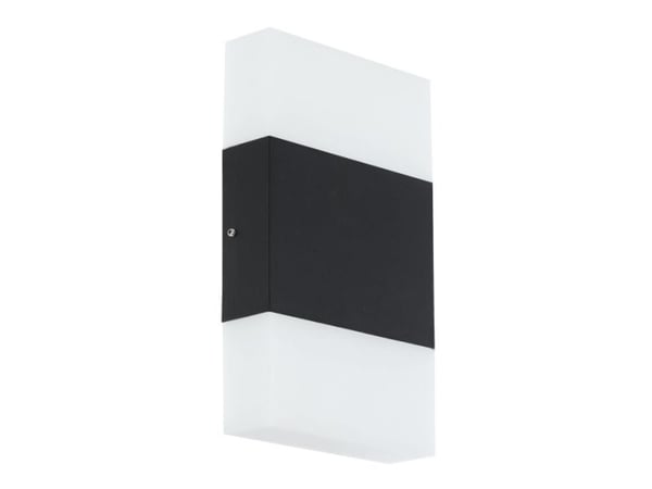 EGLO Linosa, 2 ampuller, LED, 3000 K, 250 lm, IP54, Svart