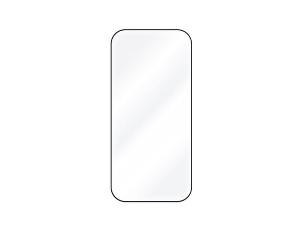 Fast skjermbeskytter | Apple | iPhone Air | Herdet glass | Svart | Fullt deksel 2,5D