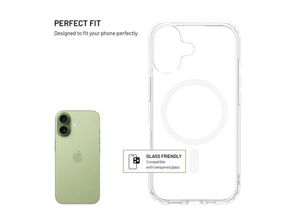 Fixed MagPure - Bagsidecover til mobiltelefon - MagSafe-kompatibilitet