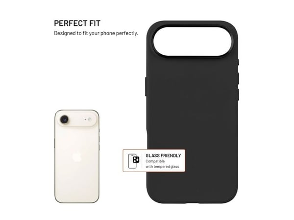 FIXED MagFlow, Suojus, Apple, iPhone Air, 16,5 cm (6.5"), musta