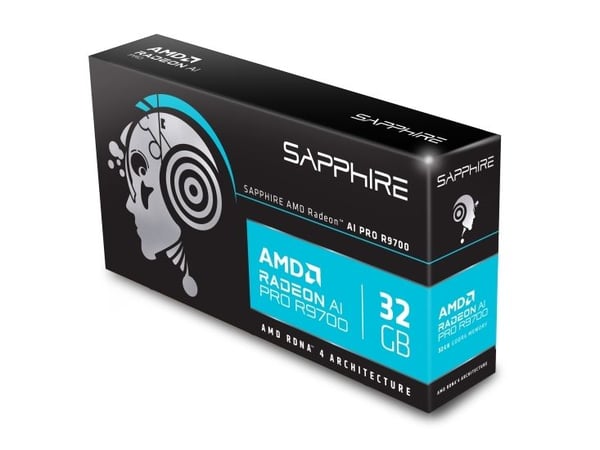 SAPPHIRE AMD RADEON AI PRO R9700 32 GGB GDDR6 LITE