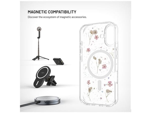 Fixed MagBloom | bakskal | Apple | iPhone 17 | TPU | Blush Plum