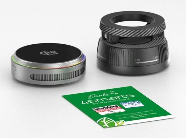 4smarts 541762, Automatisk, Innendørs, USB, Trådløs lading, Grå