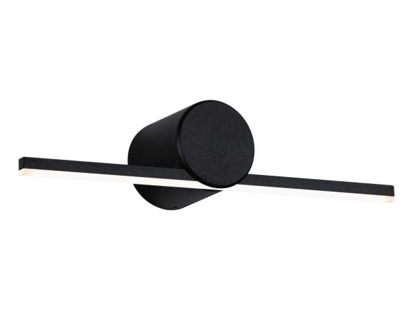 SAVA LED-veggarmatur over speil 4,2W 250lm 3000K 300mm IP44 230V svart / metall