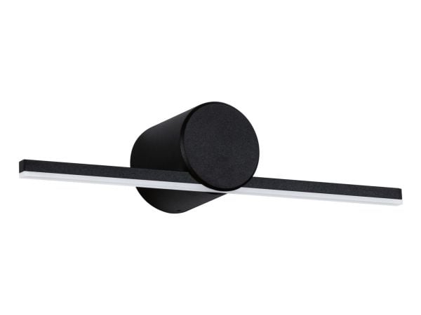 SAVA LED-veggarmatur over speil 4,2W 250lm 3000K 300mm IP44 230V svart / metall