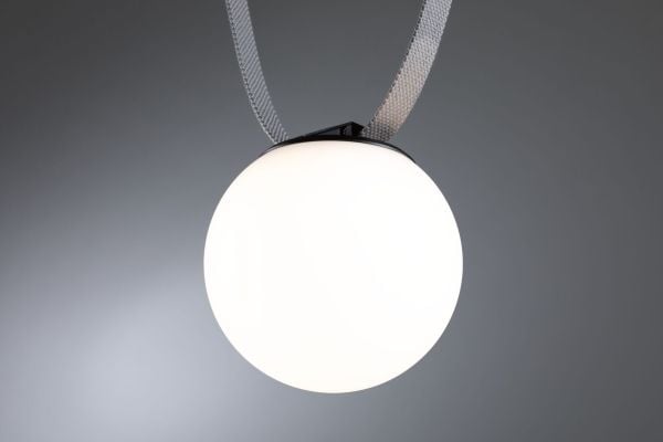 Paulmann Ball, 1 ampuller, LED, 3000 K, 795 lm, IP20, Sort, Hvit