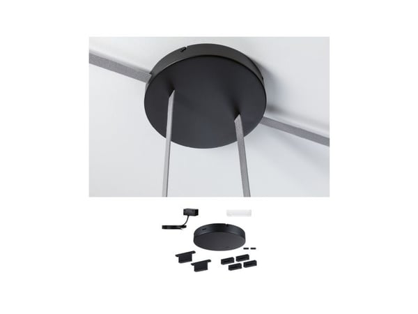 Paulmann 94628, Installasjonssett, Tak, Sort, Aluminium, Plast, IP20, 60 W