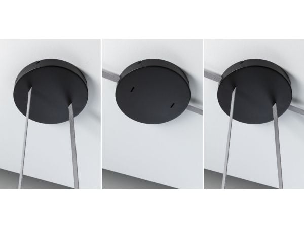 Paulmann 94628, Installasjonssett, Tak, Sort, Aluminium, Plast, IP20, 60 W