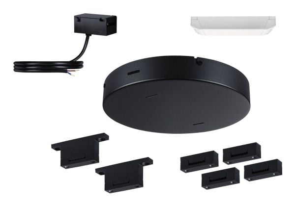 Paulmann 94629, Installasjonssett, Tak, Sort, Aluminium, Plast, IP20, 150 W