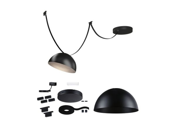 Paulmann Starterset, 1 lampor, LED, 3000 K, 335 LM, IP20, Svart