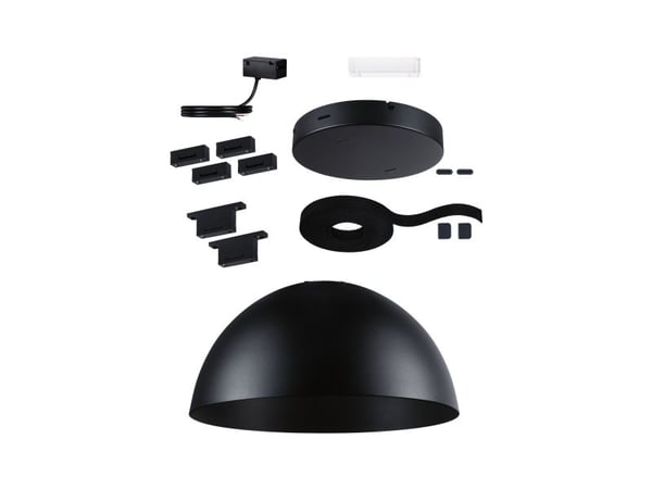 Paulmann Starterset, 1 lampor, LED, 3000 K, 335 LM, IP20, Svart