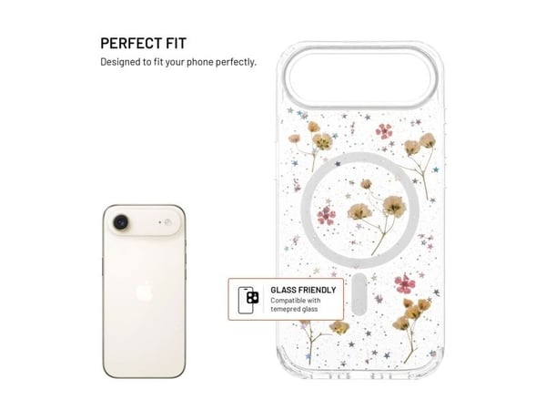 FIXED MagBloom, Suojus, Apple, iPhone Air, 16,5 cm (6.5"), Läpinäkyvä
