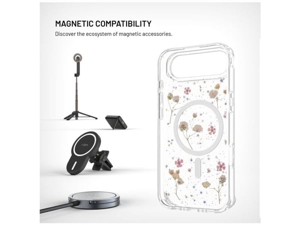 FIXED MagBloom, Suojus, Apple, iPhone Air, 16,5 cm (6.5"), Läpinäkyvä