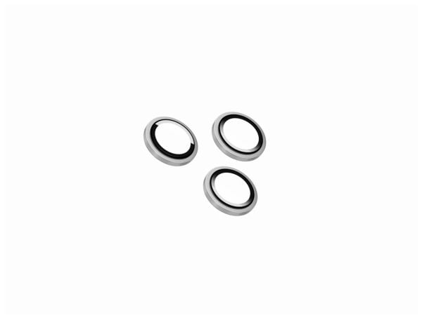 FIXED FIXGC2-1202-SL, Apple, iPhone 15 Pro/15 Pro Max, Reptålig, Smutsavvisande, Transparent, Silver, 3 styck