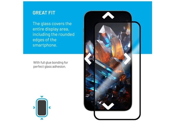 FIXED FIXGA-1257-BK, Samsung, Galaxy S24+, Läpinäkyvä, 1 kpl