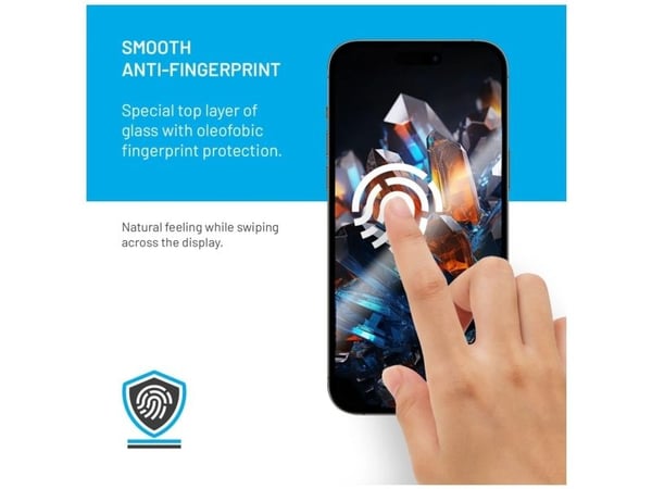 FIXED FIXGA-1257-BK, Samsung, Galaxy S24+, Läpinäkyvä, 1 kpl
