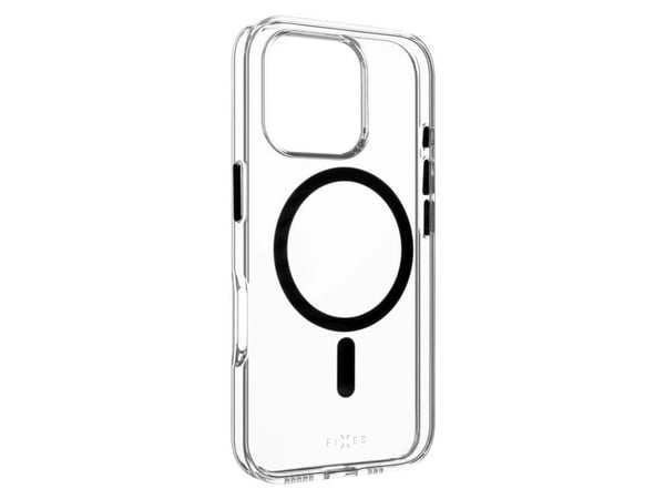 Kotelo Kiinteä Kiinteä | MagPurity | Takakuori | Apple | iPhone 16 Pro | TPU | Kirkas musta | Clear Black