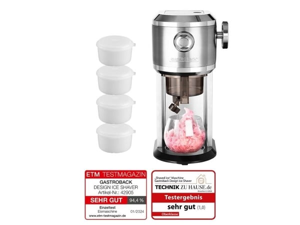 Gastroback 91552, Hvit, Plast, Gastroback Design Ice Shaver, 4 stykker, 94 mm, 52 mm