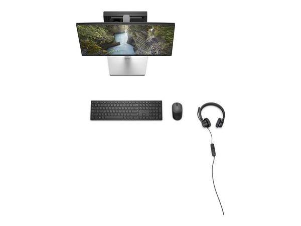 Dell Pro Micro MFS22 - Skjerm/stasjonær-stativ - 19"-27" - sølv - for OptiPlex 3000, 5000, 70XX; Pro Micro Plus QBM1250, Micro QCM1250, Micro QCM1255