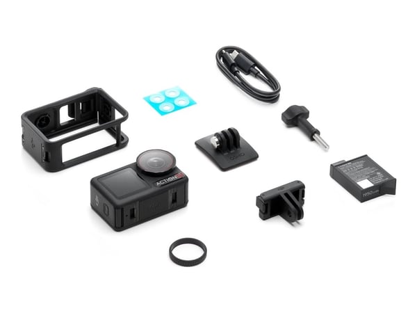 DJI Osmo Action 5 Pro - Standard Combo - actionkamera - 4K / 120 fps - flash 64 GB - Wi-Fi, Bluetooth - under vannet inntil 20 m