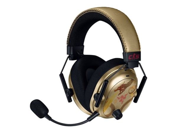 Razer BlackShark V3 Pro - Counter Strike 2 Edition - hodesett - 7.1.4 kanal - full størrelse - Bluetooth / 2,4 GHz radiofrekvens - trådløs, kablet ...