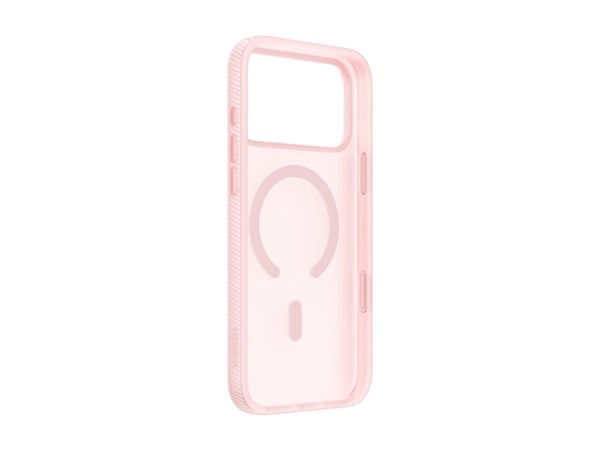 Belkin SheerForce Grip Series - Baksidedeksel for mobiltelefon - MagSafe-samsvar - laget av resirkulerte materialer - rosa - for Apple iPhone 17 Pr...