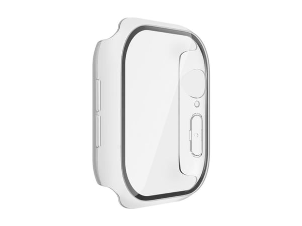 Belkin SCREENFORCE TemperedCurve - Støtfanger for smartarmåndsur - 2-i-1, 46mm - herdet glass (9H) - blank - for Apple Watch Series 10 (GPS + Cellu...