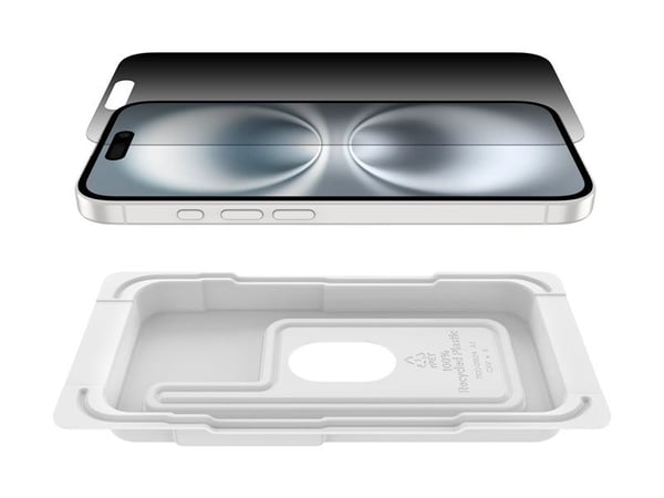 Belkin ScreenForce, Apple, iPhone 16, Iskunkestävä, Naarmuuntumisenkestävä, 1 kpl